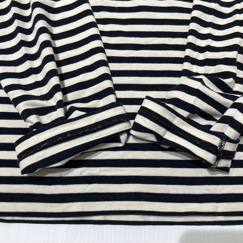 【中古品】【メンズ】 A BATHING APE ア ベイジング エイプ CREWNECK L/S TEE クルーネック ロングスリーブ Tシャツ 長袖 トップス 142-260710-sa-10-tei サイズ：2XL カラー：ボーダー 万代Net店