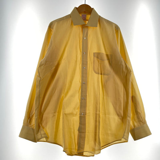 【中古品】【メンズ】 BROOKS BROTHERS ブルック ブラザーズ MAKERS 90's SHIRT メイカーズ 90年代 シャツ 145-260710-sa-12-tei サイズ：15 カラー：イエロー 万代Net店