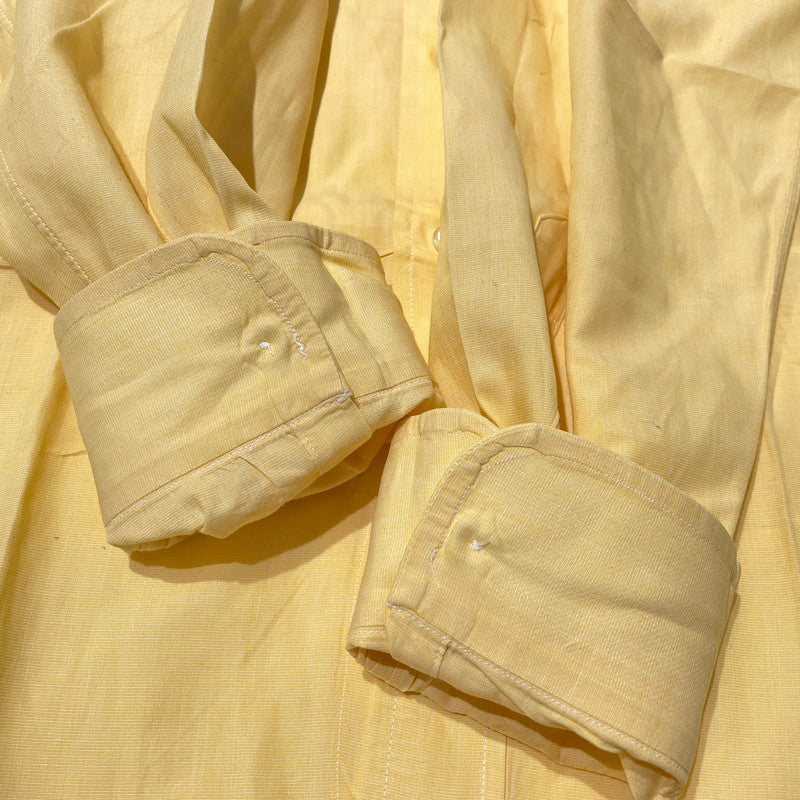 【中古品】【メンズ】 BROOKS BROTHERS ブルック ブラザーズ MAKERS 90's SHIRT メイカーズ 90年代 シャツ 145-260710-sa-12-tei サイズ：15 カラー：イエロー 万代Net店