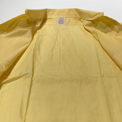 【中古品】【メンズ】 BROOKS BROTHERS ブルック ブラザーズ MAKERS 90's SHIRT メイカーズ 90年代 シャツ 145-260710-sa-12-tei サイズ：15 カラー：イエロー 万代Net店
