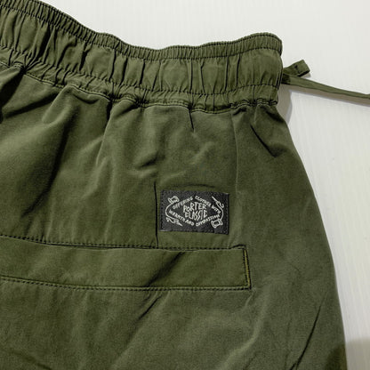 【中古品】【メンズ】 PORTER CLASSIC ポータークラシック SUPER NYLON STRETCH SHORTS スーパー ナイロン ストレッチ ショーツ ボトムス 151-260710-sa-01-tei サイズ：2 カラー：カーキ 万代Net店