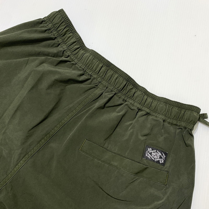 【中古品】【メンズ】 PORTER CLASSIC ポータークラシック SUPER NYLON STRETCH SHORTS スーパー ナイロン ストレッチ ショーツ ボトムス 151-260710-sa-01-tei サイズ：2 カラー：カーキ 万代Net店