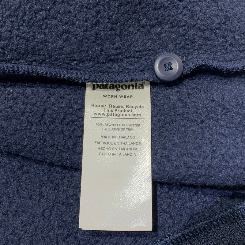 【中古品】【メンズ】 PATAGONIA パタゴニア BETTER SWEATER HENLEY PULLOVER STY25305FA19 ベター セーター ヘンリー プルーオーバー トップス 144-260710-sa-05-tei サイズ：M カラー：ネイビー 万代Net店