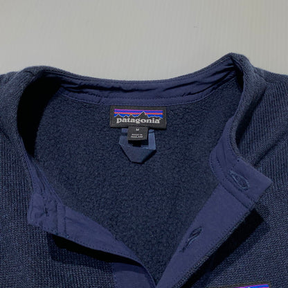 【中古品】【メンズ】 PATAGONIA パタゴニア BETTER SWEATER HENLEY PULLOVER STY25305FA19 ベター セーター ヘンリー プルーオーバー トップス 144-260710-sa-05-tei サイズ：M カラー：ネイビー 万代Net店