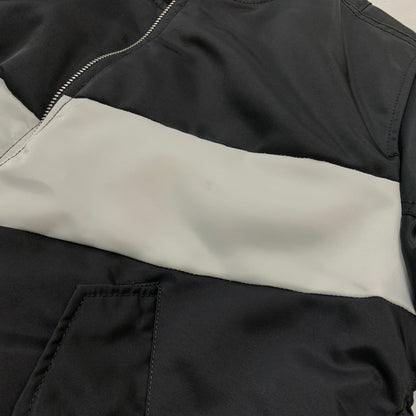 【中古品】【メンズ】 NIKE ナイキ DD6056-010 AS M NSW SYNFL SWOOSH BOMBER "BLACK WHITE" メンズ スウィッシュ ボンバー ジャケット ブラック ホワイト アウター リバーシブル 148-260710-sa-18-tei サイズ：S カラー：ブラック 万代Net店