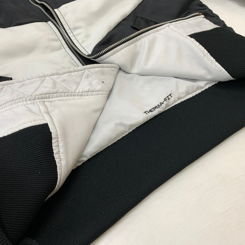 【中古品】【メンズ】 NIKE ナイキ DD6056-010 AS M NSW SYNFL SWOOSH BOMBER "BLACK WHITE" メンズ スウィッシュ ボンバー ジャケット ブラック ホワイト アウター リバーシブル 148-260710-sa-18-tei サイズ：S カラー：ブラック 万代Net店