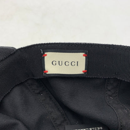 【中古品】【メンズ/レディース】 GUCCI グッチ ヘアバンド ベースボールキャップ 帽子 183-260710-ko-01-tei サイズ：L カラー：ブラック 万代Net店