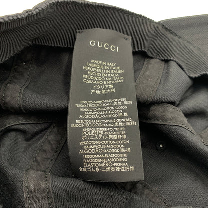 【中古品】【メンズ/レディース】 GUCCI グッチ ヘアバンド ベースボールキャップ 帽子 183-260710-ko-01-tei サイズ：L カラー：ブラック 万代Net店