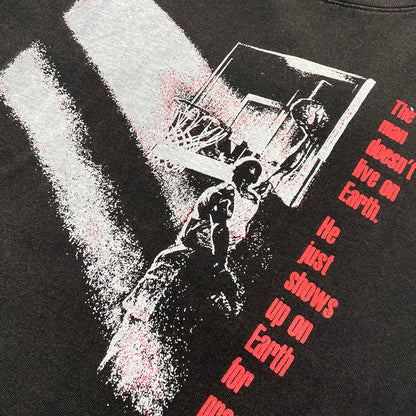 【中古品】【メンズ】 AIR JORDAN エアジョーダン AS MJ FLT SS GRAPHIC CREW CV5109-010 フライト ショートスリーブ グラフィック クルー Tシャツ 半袖 トップス 148-260826-yo-07-teih サイズ：L カラー：ブラック 万代Net店