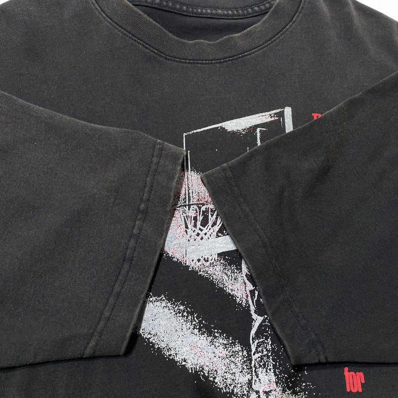 【中古品】【メンズ】 AIR JORDAN エアジョーダン AS MJ FLT SS GRAPHIC CREW CV5109-010 フライト ショートスリーブ グラフィック クルー Tシャツ 半袖 トップス 148-260826-yo-07-teih サイズ：L カラー：ブラック 万代Net店