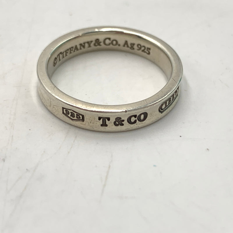 【中古品】【メンズ/レディース】 Tiffany & Co. ティファニーアンドコー 1837 ナローリング 指輪 Ag925 182-260710-ko-04-tei カラー：シルバー 万代Net店