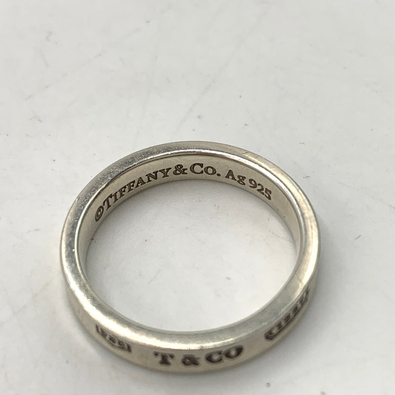【中古品】【メンズ/レディース】 Tiffany & Co. ティファニーアンドコー 1837 ナローリング 指輪 Ag925 182-260710-ko-04-tei カラー：シルバー 万代Net店