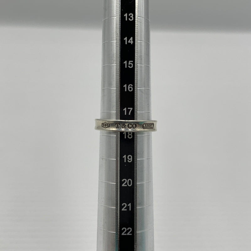 【中古品】【メンズ/レディース】 Tiffany & Co. ティファニーアンドコー 1837 ナローリング 指輪 Ag925 182-260710-ko-04-tei カラー：シルバー 万代Net店