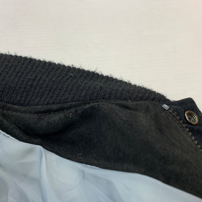 【現状渡し品】【メンズ】 NFL エヌエフエル RAIDERS SUEDE LEATHER STADIUM JACKET ライダース スウェードレザー スタジャン アウター 145-260710-sa-16-tei サイズ：XXL カラー：ブラック 万代Net店