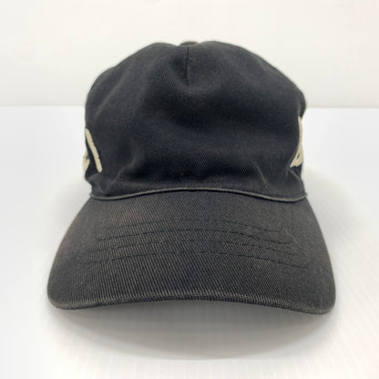 【中古品】【メンズ】 GUCCI グッチ LOVED LOGO CAP 478948 3HD05 ラブ ロゴ キャップ 帽子 コットン キャンバスベースボールキャップ 185-260714-ko-09-tei サイズ：L カラー：ブラック 万代Net店