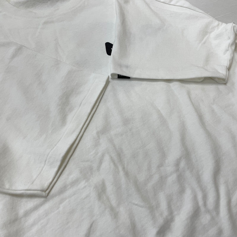 【中古品】【メンズ】 A BATHING APE アベイシングエイプ × A.P.C. アーペーセー 別注コラボ LOGO MILO ON APC WIDE S/S TEE ロゴ ミロオンAPC ワイド ショートスリーブTシャツ 半袖トップス 142-260711-ss-04-tei サイズ：2XL カラー：ホワイト 万代Net店