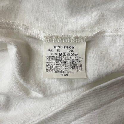 【中古品】【メンズ】 A BATHING APE アベイシングエイプ × A.P.C. アーペーセー 別注コラボ LOGO MILO ON APC WIDE S/S TEE ロゴ ミロオンAPC ワイド ショートスリーブTシャツ 半袖トップス 142-260711-ss-04-tei サイズ：2XL カラー：ホワイト 万代Net店