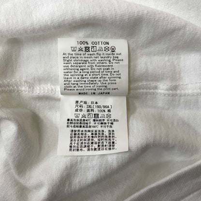 【中古品】【メンズ】 A BATHING APE アベイシングエイプ × A.P.C. アーペーセー 別注コラボ LOGO MILO ON APC WIDE S/S TEE ロゴ ミロオンAPC ワイド ショートスリーブTシャツ 半袖トップス 142-260711-ss-04-tei サイズ：2XL カラー：ホワイト 万代Net店