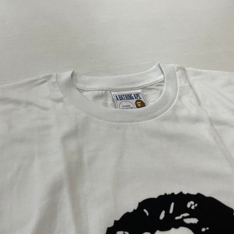 【中古品】【メンズ】 A BATHING APE アベイシングエイプ BEETHOVEN S/S TEE ベートーヴェン ショートスリーブTシャツ 半袖トップス 142-260711-ss-03-tei サイズ：2XL カラー：ホワイト 万代Net店