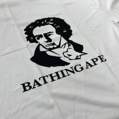 【中古品】【メンズ】 A BATHING APE アベイシングエイプ BEETHOVEN S/S TEE ベートーヴェン ショートスリーブTシャツ 半袖トップス 142-260711-ss-03-tei サイズ：2XL カラー：ホワイト 万代Net店