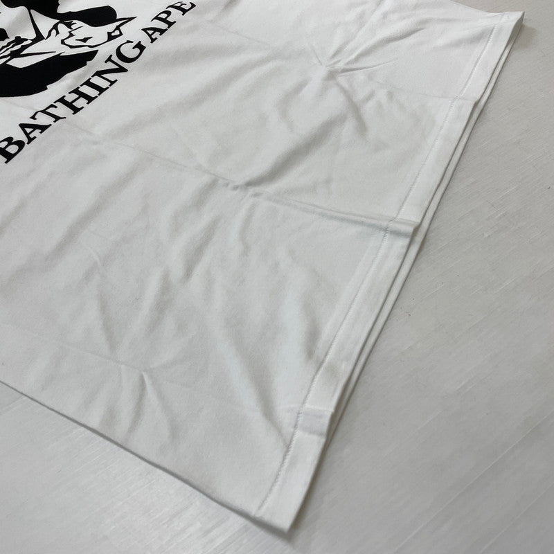 【中古品】【メンズ】 A BATHING APE アベイシングエイプ BEETHOVEN S/S TEE ベートーヴェン ショートスリーブTシャツ 半袖トップス 142-260711-ss-03-tei サイズ：2XL カラー：ホワイト 万代Net店