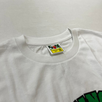 【中古品】【メンズ】 A BATHING APE アベイシングエイプ × GUUNA ガンナ 別注コラボ LOGO S/S TEE ロゴ ショートスリーブTシャツ 半袖トップス 142-260711-ss-02-tei サイズ：2XL カラー：ホワイト 万代Net店