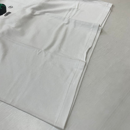 【中古品】【メンズ】 A BATHING APE アベイシングエイプ × GUUNA ガンナ 別注コラボ LOGO S/S TEE ロゴ ショートスリーブTシャツ 半袖トップス 142-260711-ss-02-tei サイズ：2XL カラー：ホワイト 万代Net店