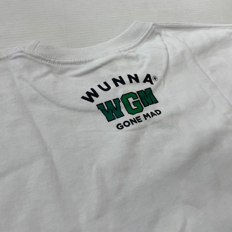 【中古品】【メンズ】 A BATHING APE アベイシングエイプ × GUUNA ガンナ 別注コラボ LOGO S/S TEE ロゴ ショートスリーブTシャツ 半袖トップス 142-260711-ss-02-tei サイズ：2XL カラー：ホワイト 万代Net店
