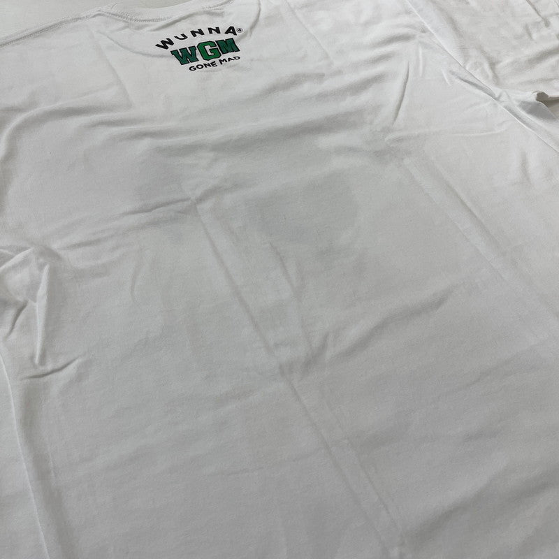 【中古品】【メンズ】 A BATHING APE アベイシングエイプ × GUUNA ガンナ 別注コラボ LOGO S/S TEE ロゴ ショートスリーブTシャツ 半袖トップス 142-260711-ss-02-tei サイズ：2XL カラー：ホワイト 万代Net店