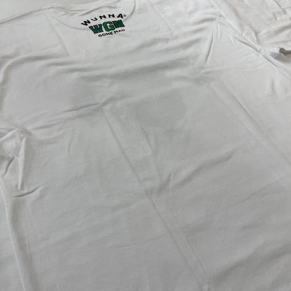 【中古品】【メンズ】 A BATHING APE アベイシングエイプ × GUUNA ガンナ 別注コラボ LOGO S/S TEE ロゴ ショートスリーブTシャツ 半袖トップス 142-260711-ss-02-tei サイズ：2XL カラー：ホワイト 万代Net店