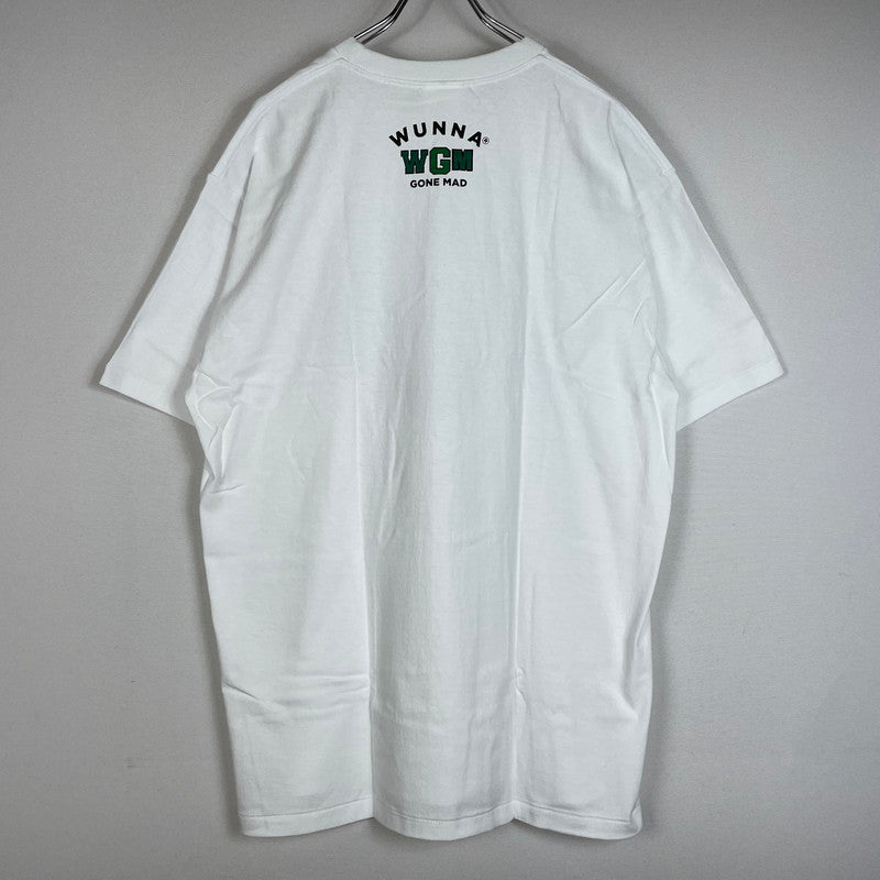 【中古品】【メンズ】 A BATHING APE アベイシングエイプ × GUUNA ガンナ 別注コラボ LOGO S/S TEE ロゴ ショートスリーブTシャツ 半袖トップス 142-260711-ss-02-tei サイズ：2XL カラー：ホワイト 万代Net店