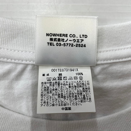 【中古品】【メンズ】 A BATHING APE アベイシングエイプ × GUUNA ガンナ 別注コラボ LOGO S/S TEE ロゴ ショートスリーブTシャツ 半袖トップス 142-260711-ss-02-tei サイズ：2XL カラー：ホワイト 万代Net店