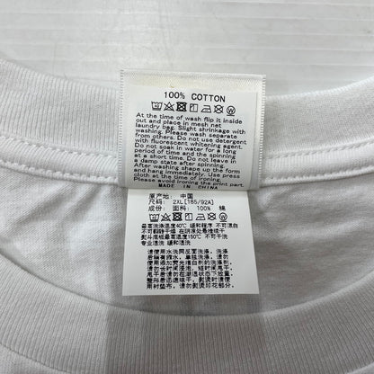 【中古品】【メンズ】 A BATHING APE アベイシングエイプ × GUUNA ガンナ 別注コラボ LOGO S/S TEE ロゴ ショートスリーブTシャツ 半袖トップス 142-260711-ss-02-tei サイズ：2XL カラー：ホワイト 万代Net店