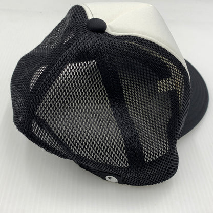 【中古品】【メンズ】 ABATHINGAPE アベイシングエイプ × BLACK EYE PATCH ブラックアイパッチ 別注コラボ COLLEGE MESH CAP 001CPK231905C カレッジ メッシュ キャップ 帽子 185-260730-yo-08-tei サイズ：F カラー：ブラック 万代Net店