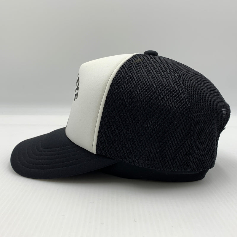 【中古品】【メンズ】 ABATHINGAPE アベイシングエイプ × BLACK EYE PATCH ブラックアイパッチ 別注コラボ COLLEGE MESH CAP 001CPK231905C カレッジ メッシュ キャップ 帽子 185-260730-yo-08-tei サイズ：F カラー：ブラック 万代Net店