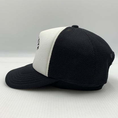 【中古品】【メンズ】 ABATHINGAPE アベイシングエイプ × BLACK EYE PATCH ブラックアイパッチ 別注コラボ COLLEGE MESH CAP 001CPK231905C カレッジ メッシュ キャップ 帽子 185-260730-yo-08-tei サイズ：F カラー：ブラック 万代Net店