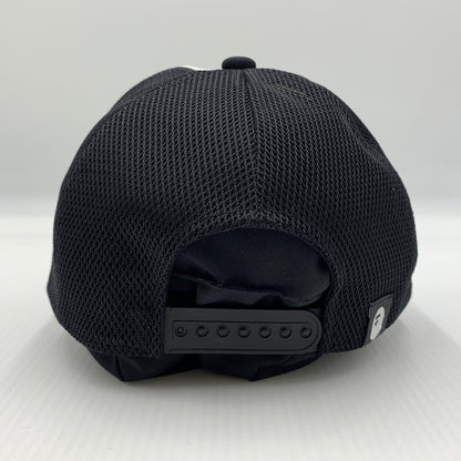 【中古品】【メンズ】 ABATHINGAPE アベイシングエイプ × BLACK EYE PATCH ブラックアイパッチ 別注コラボ COLLEGE MESH CAP 001CPK231905C カレッジ メッシュ キャップ 帽子 185-260730-yo-08-tei サイズ：F カラー：ブラック 万代Net店