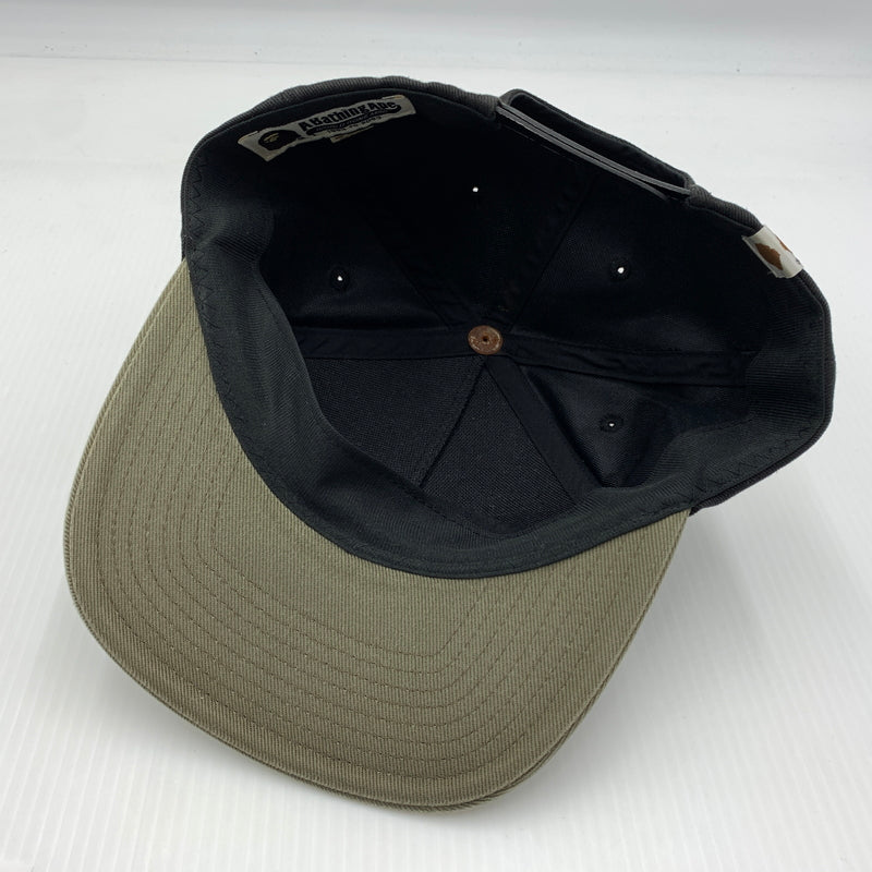 【中古品】【メンズ】 ABATHINGAPE アベイシングエイプ LOGO CAP 001CPC201029X ロゴ キャップ 帽子 185-260730-yo-05-tei サイズ：F カラー：ブラック 万代Net店