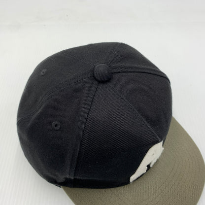 【中古品】【メンズ】 ABATHINGAPE アベイシングエイプ LOGO CAP 001CPC201029X ロゴ キャップ 帽子 185-260730-yo-05-tei サイズ：F カラー：ブラック 万代Net店