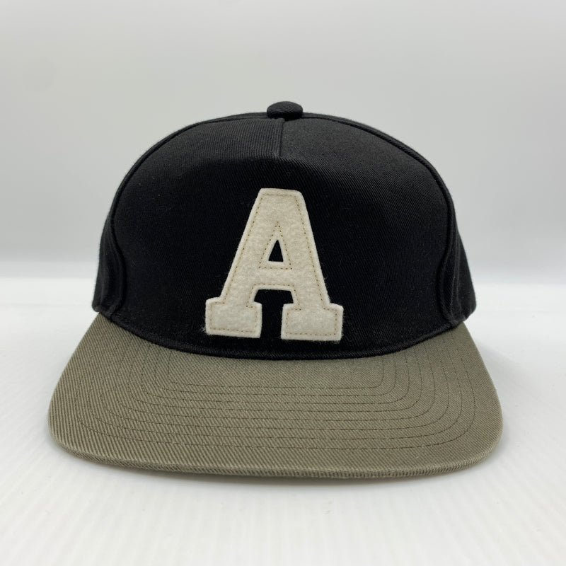 【中古品】【メンズ】 ABATHINGAPE アベイシングエイプ LOGO CAP 001CPC201029X ロゴ キャップ 帽子 185-260730-yo-05-tei サイズ：F カラー：ブラック 万代Net店