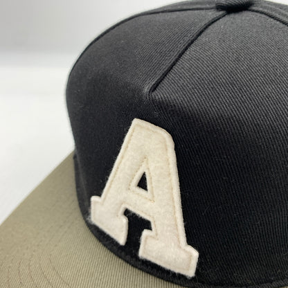 【中古品】【メンズ】 ABATHINGAPE アベイシングエイプ LOGO CAP 001CPC201029X ロゴ キャップ 帽子 185-260730-yo-05-tei サイズ：F カラー：ブラック 万代Net店