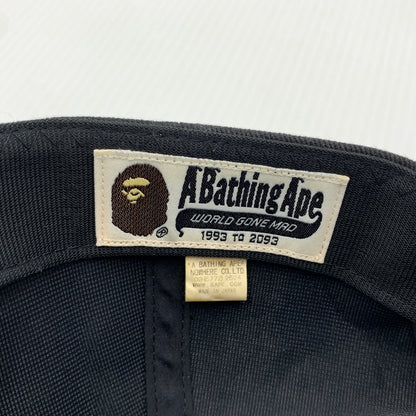 【中古品】【メンズ】 ABATHINGAPE アベイシングエイプ 2ND APE CAP セカンド エイプ キャップ 帽子 185-260730-yo-06-tei サイズ：F カラー：ブラック 万代Net店