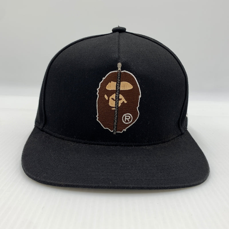 【中古品】【メンズ】 ABATHINGAPE アベイシングエイプ 2ND APE CAP セカンド エイプ キャップ 帽子 185-260730-yo-06-tei サイズ：F カラー：ブラック 万代Net店