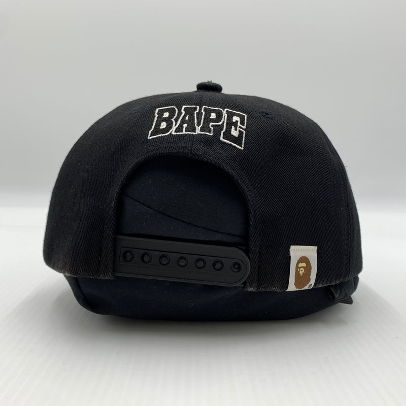 【中古品】【メンズ】 ABATHINGAPE アベイシングエイプ 2ND APE CAP セカンド エイプ キャップ 帽子 185-260730-yo-06-tei サイズ：F カラー：ブラック 万代Net店