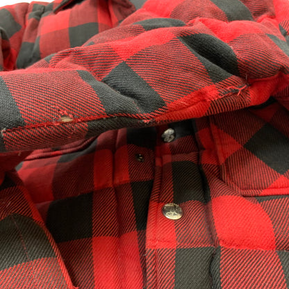 【現状渡し品】【メンズ】 HIMALAYA ヒマラヤン CHECK DOWN JACKET チェック ダウン ジャケット アウター 144-260715-sa-11-tei サイズ：3 カラー：レッド/ブラック 万代Net店