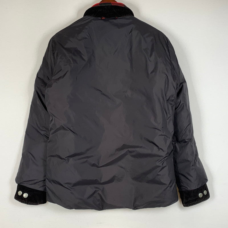 【現状渡し品】【メンズ】 HIMALAYA ヒマラヤン CHECK DOWN JACKET チェック ダウン ジャケット アウター 144-260715-sa-11-tei サイズ：3 カラー：レッド/ブラック 万代Net店