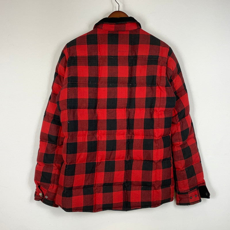 【現状渡し品】【メンズ】 HIMALAYA ヒマラヤン CHECK DOWN JACKET チェック ダウン ジャケット アウター 144-260715-sa-11-tei サイズ：3 カラー：レッド/ブラック 万代Net店