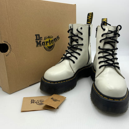 【中古品】【メンズ】 Dr.Martens ドクターマーチン JADON SMOOTH LEATHER PLATFORM BOOTS 15265100 ジェイドン スムースレザー プラットフォームブーツ 靴 サイドジップ 164-260711-ko-05-tei サイズ：UK8(27cm相当) カラー：ホワイト 万代Net店