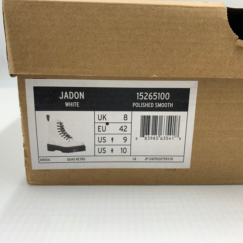 【中古品】【メンズ】 Dr.Martens ドクターマーチン JADON SMOOTH LEATHER PLATFORM BOOTS 15265100 ジェイドン スムースレザー プラットフォームブーツ 靴 サイドジップ 164-260711-ko-05-tei サイズ：UK8(27cm相当) カラー：ホワイト 万代Net店