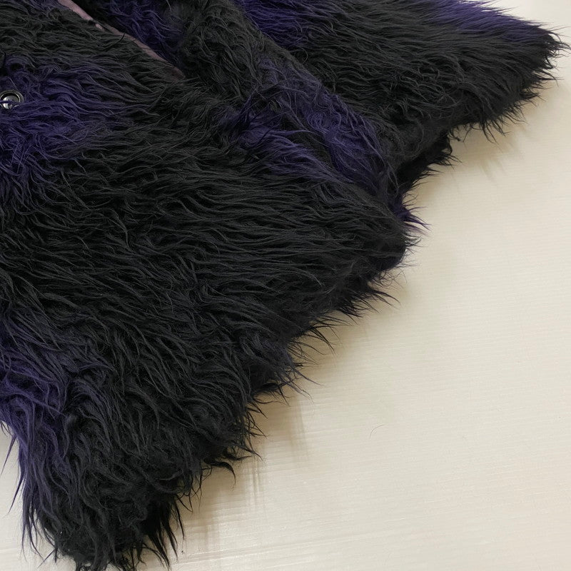 【中古品】【メンズ】 NEEDLES ニードルス ACRYLIC FUR BLURRED DOT COAT L0099 アクリリック ファー ブルード ドット コート アウター 140-260716-ss-13-tei サイズ：M カラー：ブラック 万代Net店